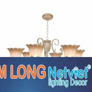 Đèn chùm cổ điển Ø850*H450+400, E27*8 lamp