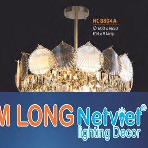 Đèn chùm pha lê nến phong cách trang trọng Ø600*H650 - E14*9 Lamp