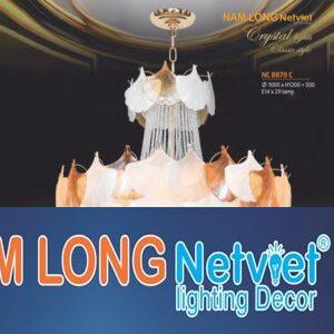 Đèn chùm pha lê phong cách cổ điển Ø1000*H1200+500 - E14*29 Lamp