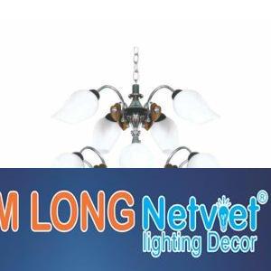 Đèn chùm cổ điển Ø900*H900+300, E27*15 lamp