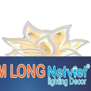 Đèn mâm ốp trần Led tròn Ø900*H110 - LED 3 CĐ