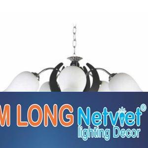 Đèn chùm cổ điển Ø700*H300+300, E27*5 lamp