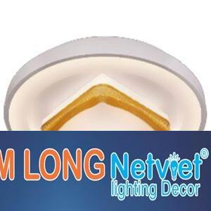 Đèn ốp trần Led tròn Ø500*H100, 3 màu