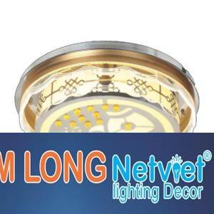 Đèn ốp trần Led tròn Ø500*H130, 3 màu ánh sáng, remote