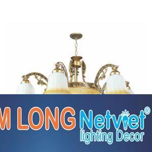 Đèn chùm cổ điển Ø800*H600+300, E27*8 lamp
