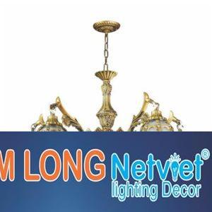 Đèn chùm cổ điển Ø700*H700+300, E27*7 lamp