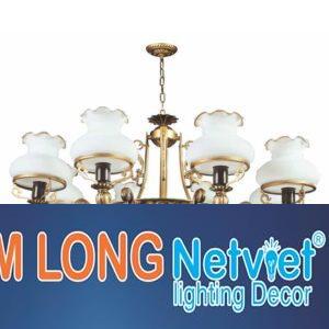 Đèn chùm cổ điển Ø900*H600+400, E27*11 lamp
