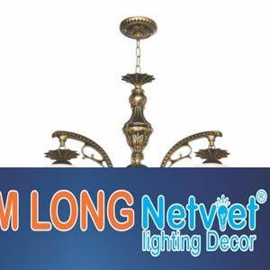 Đèn chùm cổ điển Ø550*H450+400, E27*3 lamp