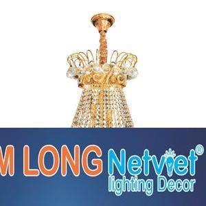 Đèn chùm pha lê cao cấp Ø600*H600+400, E14*11 lamp, 148 crystals