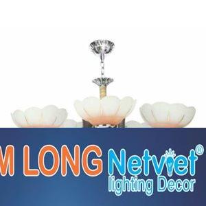 Đèn chùm cổ điển Ø500*H500+300, E27*6 lamp