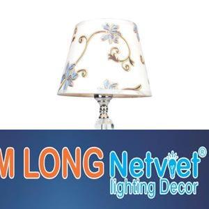Đèn ngủ trang trí, đồng cao cấp Ø220*H350, Dimer E27*1 lamp