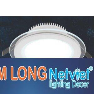 Đèn Downlight âm trần Led Tròn 18W, Ø210*H30, khoét lỗ Ø160, ánh sáng trắng và vàng