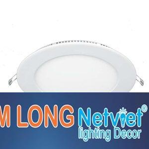 Đèn Downlight âm trần Led Tròn 12W, Ø170, khoét lỗ Ø145, ánh sáng trắng và vàng