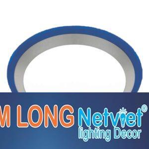 Đèn mâm ốp trần tròn bóng vòng 22W, Ø350