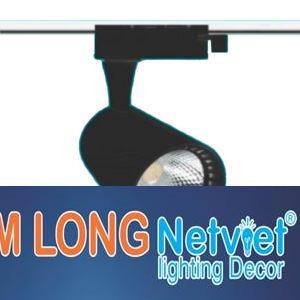 Đèn Led COB chiếu điểm 10W Ø70*H120, ánh sáng vàng, vỏ đen