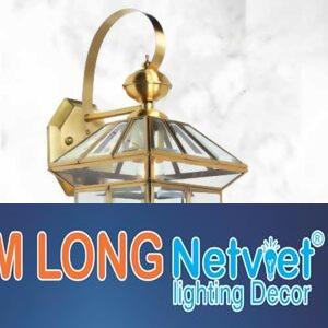 Đèn vách đồng L200 x H380, E27 x 1 lamp