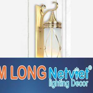 Đèn vách đồng L180 x H770, E14 x 3 lamp