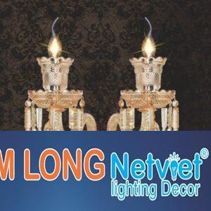 Đèn tường nến phong cách trang trọng L300*H400, E14*2 lamp