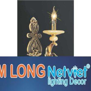 Đèn vách nến kiểu cổ điển L120-250*H430, E14*1 Lamp