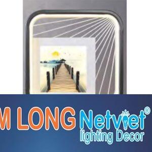 Đèn vách cổ điển vuông Ø230 - LED 20W - 3 màu ánh sáng