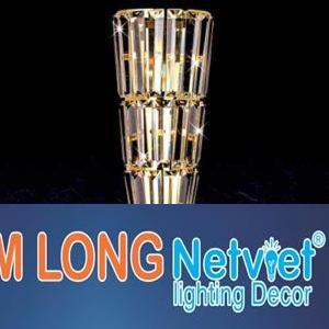 Đèn vách pha lê L160 x H540, Led G4 x 5