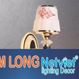Đèn tường trang trí L240*H320 - E27*1 + Led ánh sáng vàng