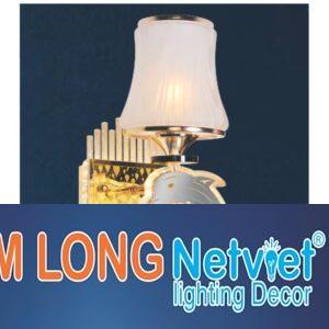 Đèn tường trang trí L190*H300 - E27*1 + Led ánh sáng vàng