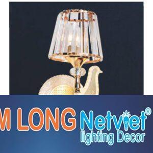 Đèn tường trang trí L200*H300 - E27*1 + Led ánh sáng vàng