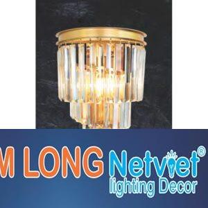 Đèn vách pha lê L250 x H420, E14 x 1 lamp