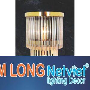 Đèn vách pha lê L250 x H400, E14 x 2 lamp