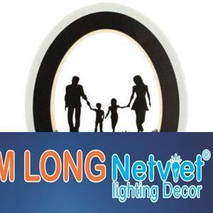 Đèn vách cổ điển L205*H265, LED 24W, hình gia đình