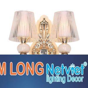 Đèn vách cổ điển L200*H270, E14*2 lamp