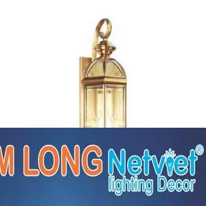 Đèn tường đồng chao kính cổ điển NV 9003