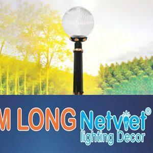 Đèn trụ cổng quả cầu Ø250*H870- E27*1 lamp