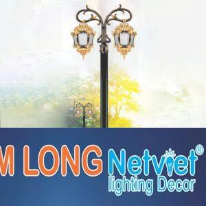 Đèn trụ ngoài trời NVT 150/2 - Ø740*H2830 - E27*6 lamp